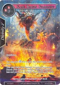 Flame Dragon Summoning (Full Art) | Awakening of the Ancients | Rare | Foil | #AOA-024