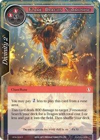 Flame Dragon Summoning | Awakening of the Ancients | Rare | Normal | #AOA-024