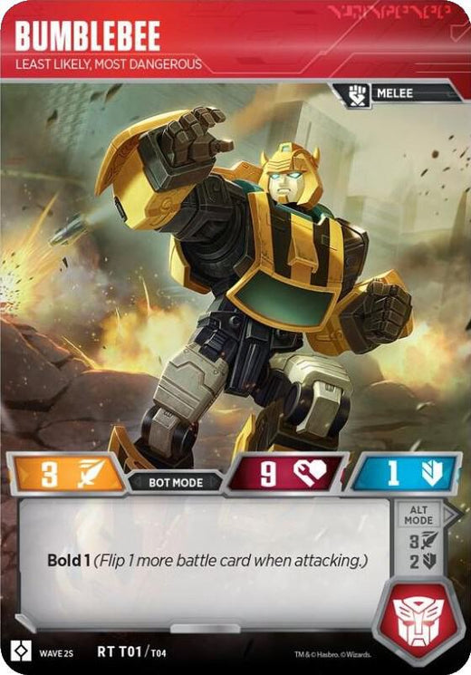 Bumblebee - Lo menos probable, el T01 más raro