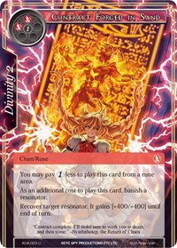 Contract Forged in Sand | Awakening of the Ancients | Uncommon | Normal | #AOA-023