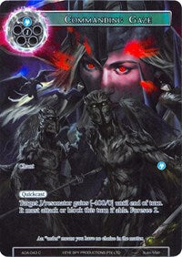 Commanding Gaze (Full Art) | Awakening of the Ancients | Common | Foil | #AOA-043