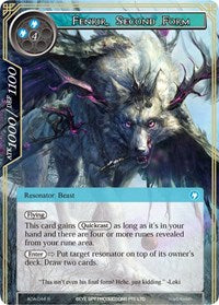 Fenrir, Second Form | Awakening of the Ancients | Rare | Normal | #AOA-044