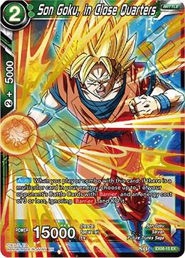 Son Goku, in Close Quarters EX06-15 Expansion Rare