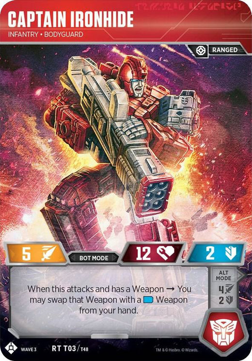 Capitán Ironhide - Infantería Bo T03 Rara