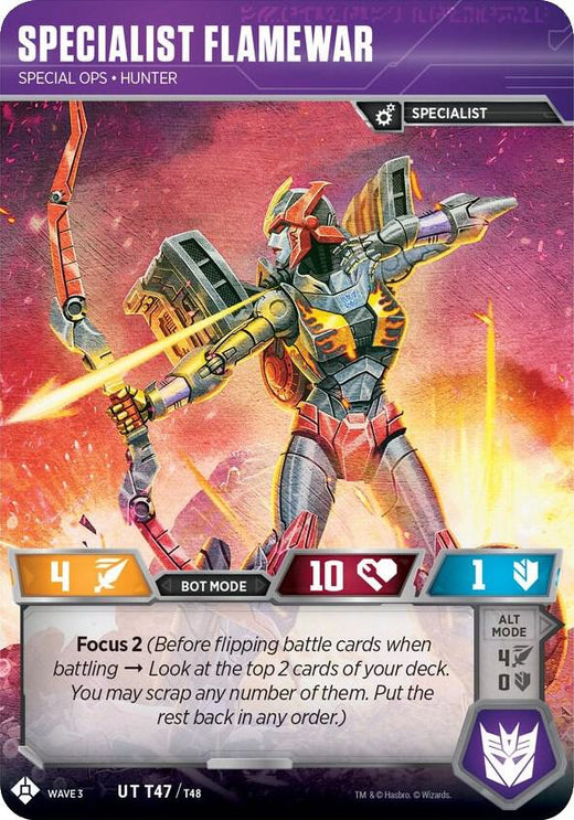 Guerraflama Especialista - Especial T47 Poco común