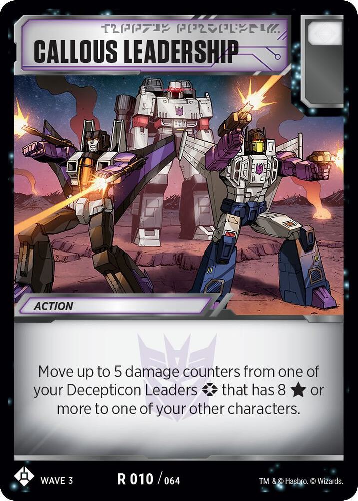 Transformers TCG: War for Cybertron: Siege I Singles 1/2