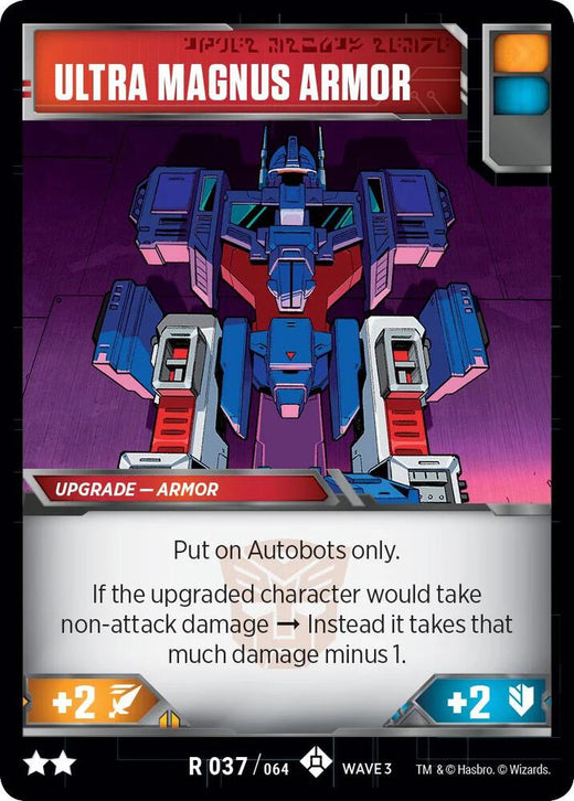 Armadura Ultra Magnus 37 Rara