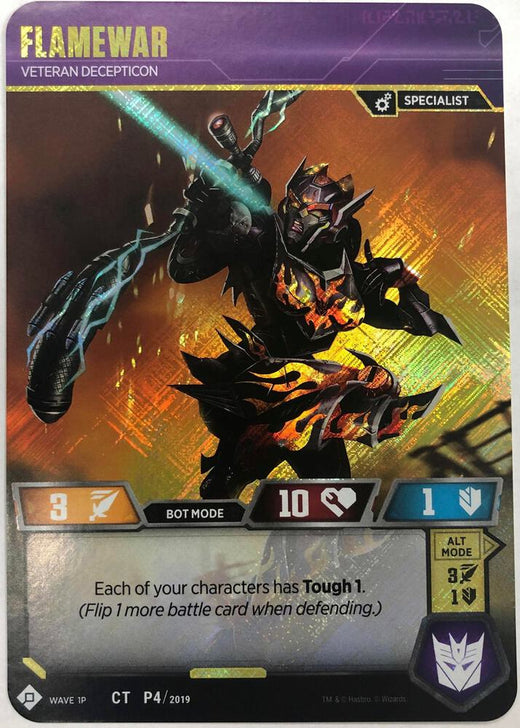 Flamewar - Decepticon Veterana P4/2019 Común