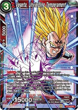 Vegeta, Unyielding Temperament (Power Booster: World Martial Arts Tournament) P-143 Promo