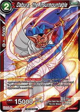 Dabura, the Insurmountable (Power Booster: World Martial Arts Tournament) P-145 Promo