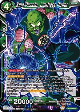 King Piccolo, Limitless Power (Power Booster) P-153 Promo