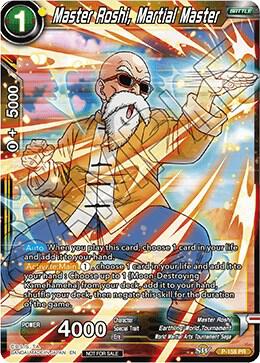 Master Roshi, Martial Master (Power Booster: World Martial Arts Tournament) P-158 Promo