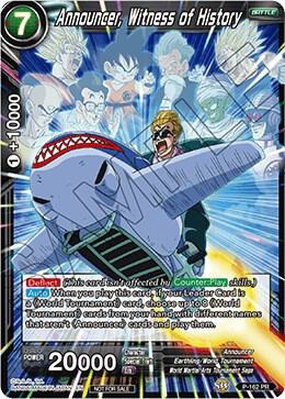 Announcer, Witness of History (Power Booster) P-162 Promo