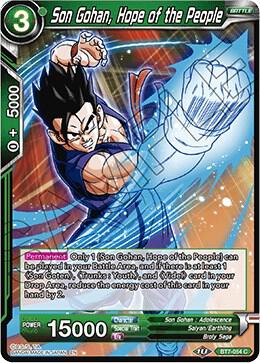Son Gohan, Hope of the People BT7-054 Common