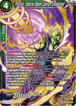 Piccolo, Special Beam Cannon Unleashed BT7-060 Super Rare
