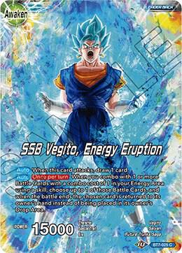 Son Goku & Vegeta // SSB Vegito, Energy Eruption BT7-025 Common