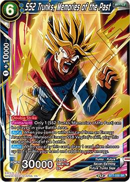 SS2 Trunks, Memories of the Past BT7-030 Super Rare