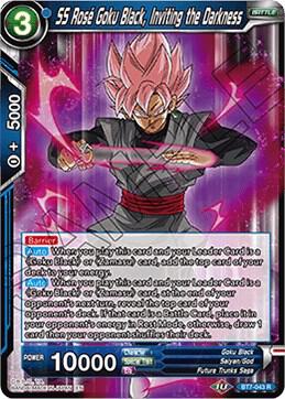 SS Rose Goku Black, Inviting the Darkness BT7-043 Rare