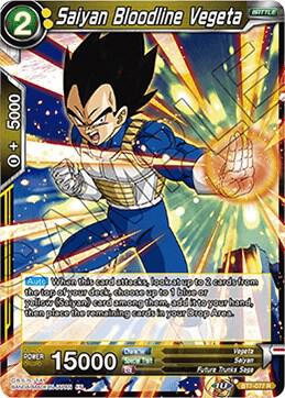 Saiyan Bloodline Vegeta BT7-077 Rare