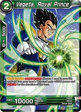 Vegeta, Royal Prince SD9-03 Starter Rare