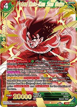 Fated Kaio-Ken Son Goku SD9-04 Starter Rare