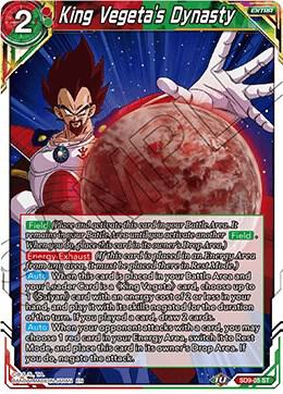 King Vegeta's Dynasty SD9-05 Starter Rare