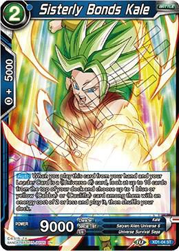 Sisterly Bonds Kale XD1-04 Starter Rare