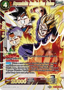 Dependable Brother Son Gohan (SPR) BT7-006 Special Rare