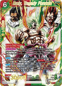 Broly, Tragedy Foretold (SPR) BT7-115 Special Rare