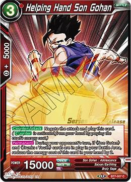 Helping Hand Son Gohan BT7-007_PR Common