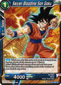 Saiyan Bloodline Son Goku BT7-028_PR Uncommon