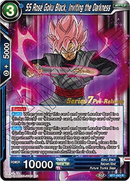 SS Rose Goku Black, Inviting the Darkness BT7-043_PR Rare