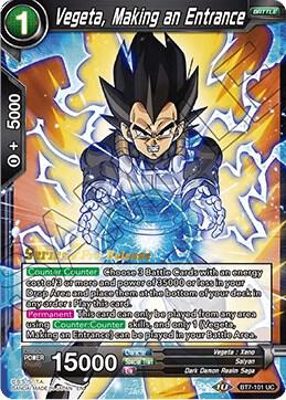 Vegeta, Making an Entrance BT7-101_PR Uncommon