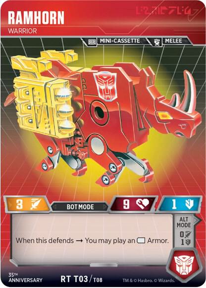 Transformers TCG: Blaster VS Soundwave Box Set 35th Anniversary Edition Singles