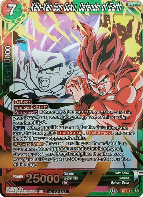 Kaio-Ken Son Goku, Defender of Earth (Event Pack 4) BT7-111 Promo