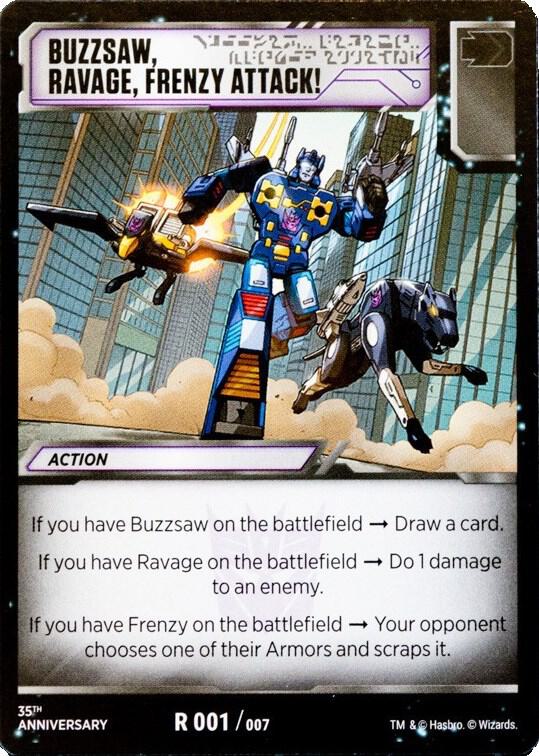 Transformers TCG: Edición 35 Aniversario Blaster VS Soundwave Caja con un solo mazo