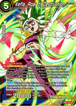 Kefla, Roar of Destruction DB1-012 Super Rare