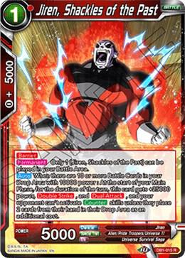 Jiren, Shackles of the Past DB1-015 Rare