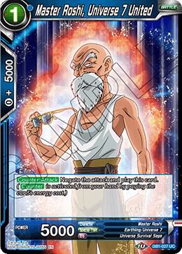 Master Roshi, Universe 7 United DB1-027 Uncommon