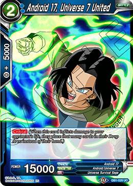 Android 17, Universe 7 United DB1-028 Uncommon