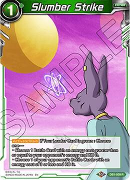 Slumber Strike DB1-059 Rare