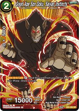 Great Ape Son Goku, Saiyan Instincts DB1-064 Super Rare