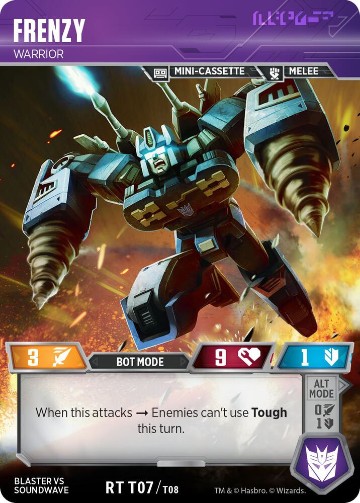 Transformers TCG: Blaster VS Soundwave Box Set Singles