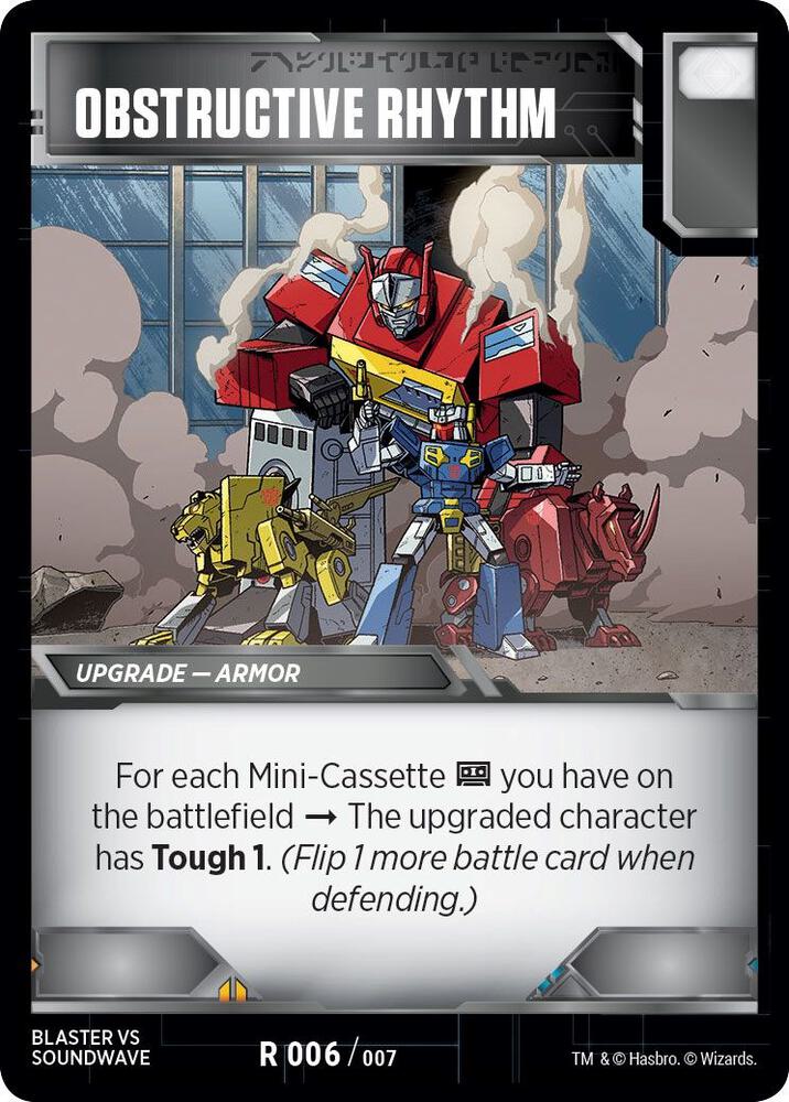 Transformers TCG: Blaster VS Soundwave Box Set Singles