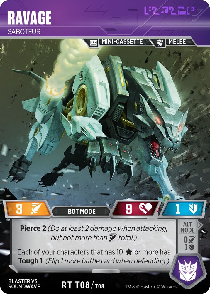Transformers TCG: Blaster VS Soundwave Box Set Singles