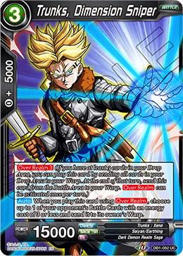 Trunks, Dimension Sniper DB1-082 Uncommon