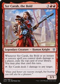 Syr Carah, the Bold | Throne of Eldraine | Uncommon | Normal | #145