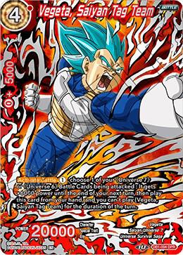 Vegeta, Saiyan Tag Team DB1-094 Duo Power Rare