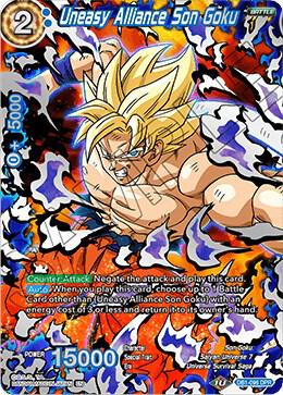 Uneasy Alliance Son Goku DB1-096 Duo Power Rare