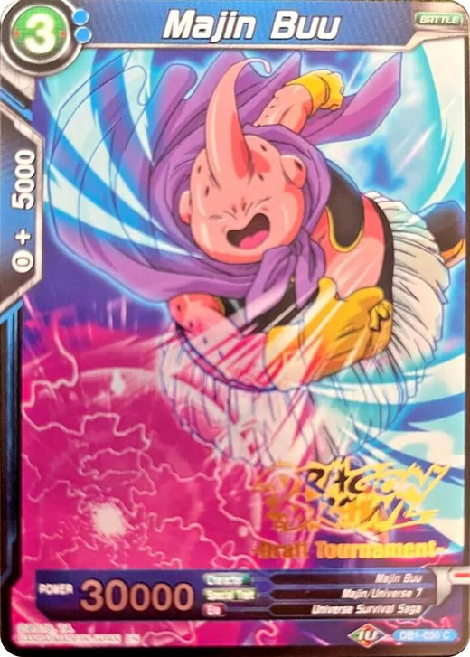 Majin Buu (Dragon Brawl Draft Tournament Gold Stamped) DB1-030 Common